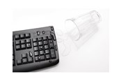 Tastatur - Kensington Pro Fit Low-Profile Desktop Set - Tastatur & Mus sæt - Fransk - Sort - K75230FR