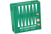 Brætspil - Tactic Classic Backgammon - small wooden (Dansk) - 14026
