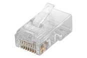 Netværkstilbehør - Pro RJ45 plug CAT 5e UTP unshielded - for round cable - 4040849725005