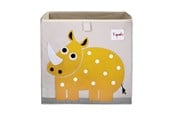 Børneværelse - 3 Sprouts Opbevaringskasse, Rhino - IBXRHN
