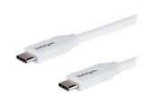 USB kabel - StarTech.com 2m 6ft USB C to USB C Cable - 5A PD - USB 2.0 USB-IF Certified - USB-C cable - 2 m - USB2C5C2MW