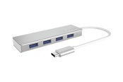 USB hub - ICY BOX IB-HUB1425-C3 USB hub - USB 3.2 - 4 ports - Sølv - IB-HUB1425-C3
