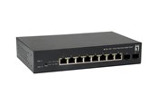 Switch - LevelOne GEP-1051 - switch - 10 ports - smart - rack-mountable - GEP-1051