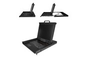 Skærm - 17" StarTech.com Rackmount KVM Console - Single-Port with 17" LCD Monitor - KVM console - 17" - RKCONS1701