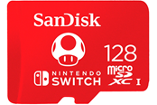 Hukommelseskort - SANDISK Nintendo Switch microSD - 100MB/s - 128GB - Mario edition - SDSQXAO-128G-GNCZN