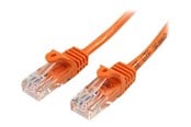 Netværkskabel - StarTech.com 5m Orange Cat5e / Cat 5 Snagless Ethernet Patch Cable 5 m - patch cable - 5 m - orange - Orange - 5m - 45PAT5MOR