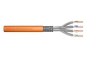 Netværkskabel - DIGITUS CAT 7 S-FTP Installation Cable - 100m - Orange - 100m - DK-1743-VH-1