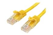 Netværkskabel - StarTech.com 5m Yellow Cat5e / Cat 5 Snagless Ethernet Patch Cable 5 m - network cable - 5 m - yellow - Gul - 5m - 45PAT5MYL