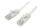 Netværkskabel - StarTech.com 7m White Cat5e / Cat 5 Snagless Ethernet Patch Cable 7 m - patch cable - 7 m - white - Hvid - 7m - 45PAT7MWH