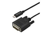 Skærmkabel - StarTech.com 3 m (10 ft.) USB-C to DVI Cable - 1920 x 1200 - Black - external video adapter - CDP2DVI3MBNL