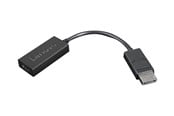 Skærmkabel - Lenovo video / audio adaptor - DisplayPort / HDMI - 22.5 cm - 4X90R61023