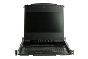 KVM-switch - StarTech.com 17" Dual Rail Rackmount KVM Console with 1080p - DVI & VGA - KVM console - Full HD (1080p) - 17.3" - RKCOND17HD