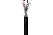 Netværkskabel - Pro goobay CAT 6A - S/FTP - Sort - 100m - 4040849776243
