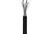 Netværkskabel - Pro goobay CAT 6A - S/FTP - Sort - 100m - 4040849776243