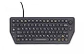 Tastatur - Gamber-Johnson LLC iKey Mobile Backlit Keyboard with Force Sensing Resistor - Tastatur - Amerikansk engelsk - Sort - 7300-0171