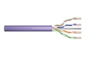 Netværkskabel - DIGITUS CAT 6 U-UTP Installation Cable - 100m - Lilla - 100m - DK-1613-VH-1