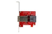 SAS / SCSI kabel - StarTech.com Mini-SAS Adapter - Dual SFF-8643 to SFF-8644 - 12Gbps - SAS internal to external panel - SFF86448PLT2