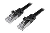 Netværkskabel - StarTech.com 5m Black Cat6 / Cat 6 Shielded (SFTP) Patch Cable 5 m - patch cable - 5 m - black - Sort - 5m - N6SPAT5MBK