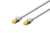 Netværkskabel - DIGITUS CAT 6A S-FTP Patch Cord - 10m - Grå - 10m - DK-1644-A-100