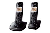 Stationær telefon - Panasonic KX-TG2512PDT - cordless phone with caller ID + additional handset - KX-TG2512PDT
