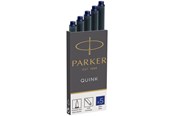 Skrive- og Tegneværktøjer - Parker Fyldepen Blæk Refill Patroner | Lang | Blå QUINK Blæk | 5 Stk - S0116240