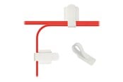 Netværkstilbehør - LABEL THE CABLE Cable Holder Wall Straps White (50-Pack) - PRO3120
