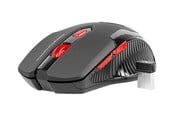 Mus - Tracer Battle Heroes Airman - mouse - RF - Mus - Optisk - 6 knapper - Rød - TRAMYS44241