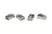 Netværkstilbehør - Roline Cat6 Mod.Plug STP.stranded.10pcs. - 21.17.3061