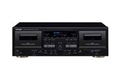 HiFi - AV Receiver/Amplifier - TEAC W-1200 - dual cassette deck - Dobbelt kassettestation - Sort - W-1200-B