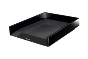 Skrivebordstilbehør - Leitz Dual brevbakke, A4, sort - 53610095