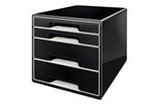 Skrivebordstilbehør - Leitz Skuffekabinet Desk Cube  4-skuffer Sort - 52520095