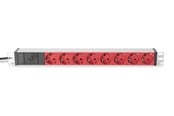 Strømkabel (ekstern) - DIGITUS 8-Port - 1U - Aluminum PDU - DN-95410-R