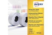 Papir, Fotopapir og Etiketter - Avery Permanente prisetiketter, 26x16mm - PLP1626