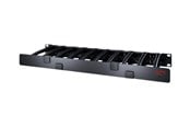 Rack skabe - APC Horizontal Cable Manager Single-Sided with Cover - rack cable management panel with cover - 1U - AR8612