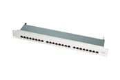Netværkstilbehør - LogiLink NWSZ Patchpanel 19" 24P CAT6  gr - NP0040A