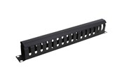 Netværkstilbehør - Deltaco 19" 1U Metal Cable Management with 16 hole - SP-3671-1U