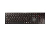Tastatur - Cherry KC 6000 SLIM - Tastatur - Nordisk - Sort - JK-1600PN-2