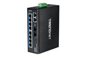 Switch - TRENDnet TI-G102 10-Port Hardened Industrial Gigabit DIN-Rail Switch - TI-G102