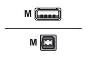 USB kabel - Roline USB2.0 Cable. A-B. M/M. 1.8m - 11.02.8818