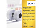 Papir, Fotopapir og Etiketter - Avery Permanente prisetiketter, 26x12mm - PLP1226