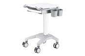 Skærmholder - Neomounts Medical Mobile Stand for Laptop keyboard & mouse Height Adjustable - White - cart - MED-M200