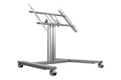 Vægbeslag, AV-Beslag & AV-Møbler - Multibrackets M Public Display Stand 80 HD Wheelbase Single Silver - Maks 60 kg - Maks størrelse 55" - 7350073736829