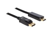 Skærmkabel - DeLOCK video cable - DisplayPort / HDMI - 2 m - 82587