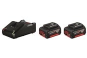 Akku & Lader - Bosch Professional 2 x GBA 18V 4.0Ah + GAL 18V-40 - 1600A019S0