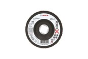 Vinkelsliber - Bosch X-LOCK-rondelslibeskiver, vinklet version, med fiberbundplade og en diameter på 115 mm, G 40, X571, Best for Metal, 1 stk. - 2608619197
