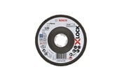 Vinkelsliber - Bosch X-LOCK-rondelslibeskiver, vinklet version, med fiberbundplade og en diameter på 125 mm, G 120, X571, Best for Metal, 1 stk. - 2608619204