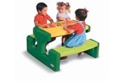 Udendørsleg - Little Tikes Stort Picnicbord - Stedsegrøn - 401271