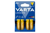 Batteri - VARTA Varta Longlife - AA - 4-pak - BAVA 4106LONG