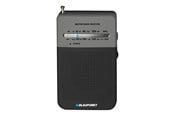 DAB, netværks- og clockradio - Blaupunkt PR3BK Portable Radio AM/FM - AM/FM - Sort - PR3BK