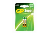 Batteri - GP Super Alkaline AAAA batteri, 25A / LR61, 2-pak - 151023
